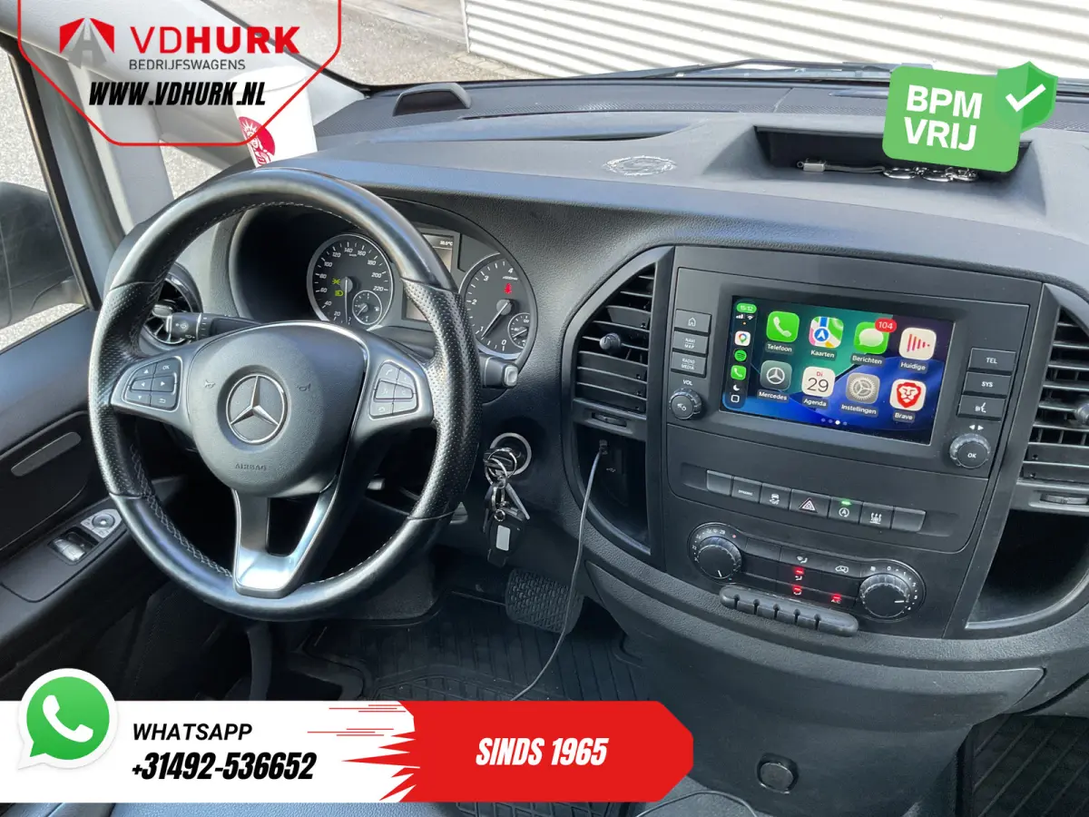 116 CDI Aut. L3 LED/ Carplay/ Standkachel/ Stoelverw./ Navi/ Camera/ Cruise/ 16’LMV/ PDC/ Trekhaak