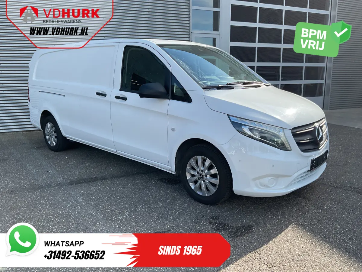 116 CDI Aut. L3 LED/ Carplay/ Standkachel/ Stoelverw./ Navi/ Camera/ Cruise/ 16’LMV/ PDC/ Trekhaak