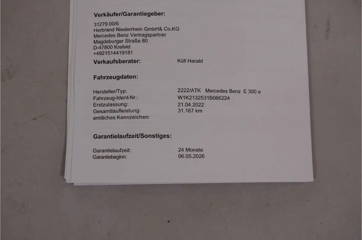 300 e AMG Night | SOH 91.63% | Pano | Burmester | Ambient | Junge sterne garantie |