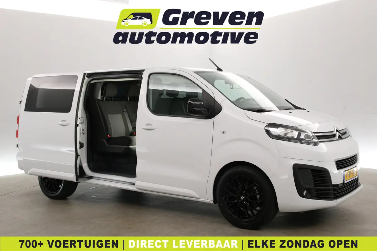 Citroën Jumpy 2.0 BlueHDI 145PK L3H1 | DC | 6 Zits |  Airco | Cruise | Trekhaak | Carplay | Navi