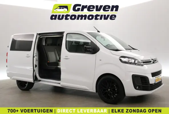 Citroën Jumpy 2.0 BlueHDI 145PK L3H1 | DC | 6 Zits |  Airco | Cruise | Trekhaak | Carplay | Navi