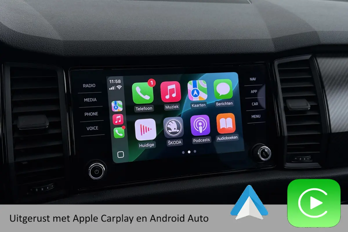 1.5 TSI Sportline Business 7p. | Uitklap Trekhaak | Panoramadak | Stuur-/Stoelverwarming | CarPlay | Camera | Virtual