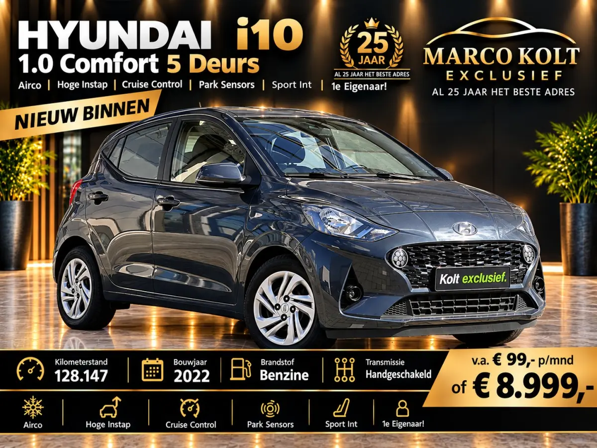 1.0 Comfort 5 Deurs | Airco | Apple CarPlay | Hoge Instap | Cruise Control | Park Sensors | Sport Int | 1e Eigenaar!
