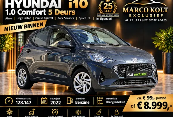 1.0 Comfort 5 Deurs | Airco | Apple CarPlay | Hoge Instap | Cruise Control | Park Sensors | Sport Int | 1e Eigenaar!