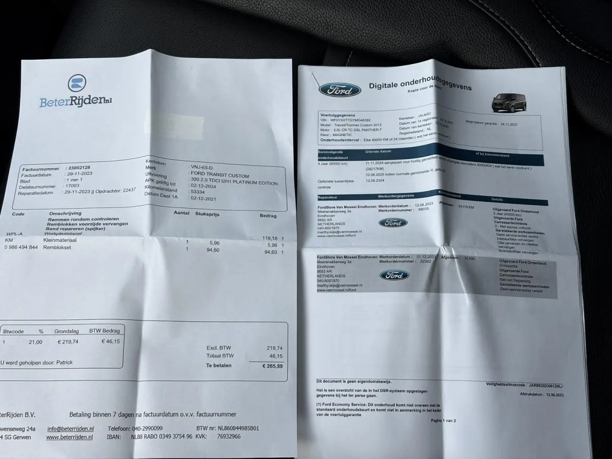 320 2.0 TDCI L2H1*PLATINUM*DC*2X SCHUIF*HAAK*VOL!*