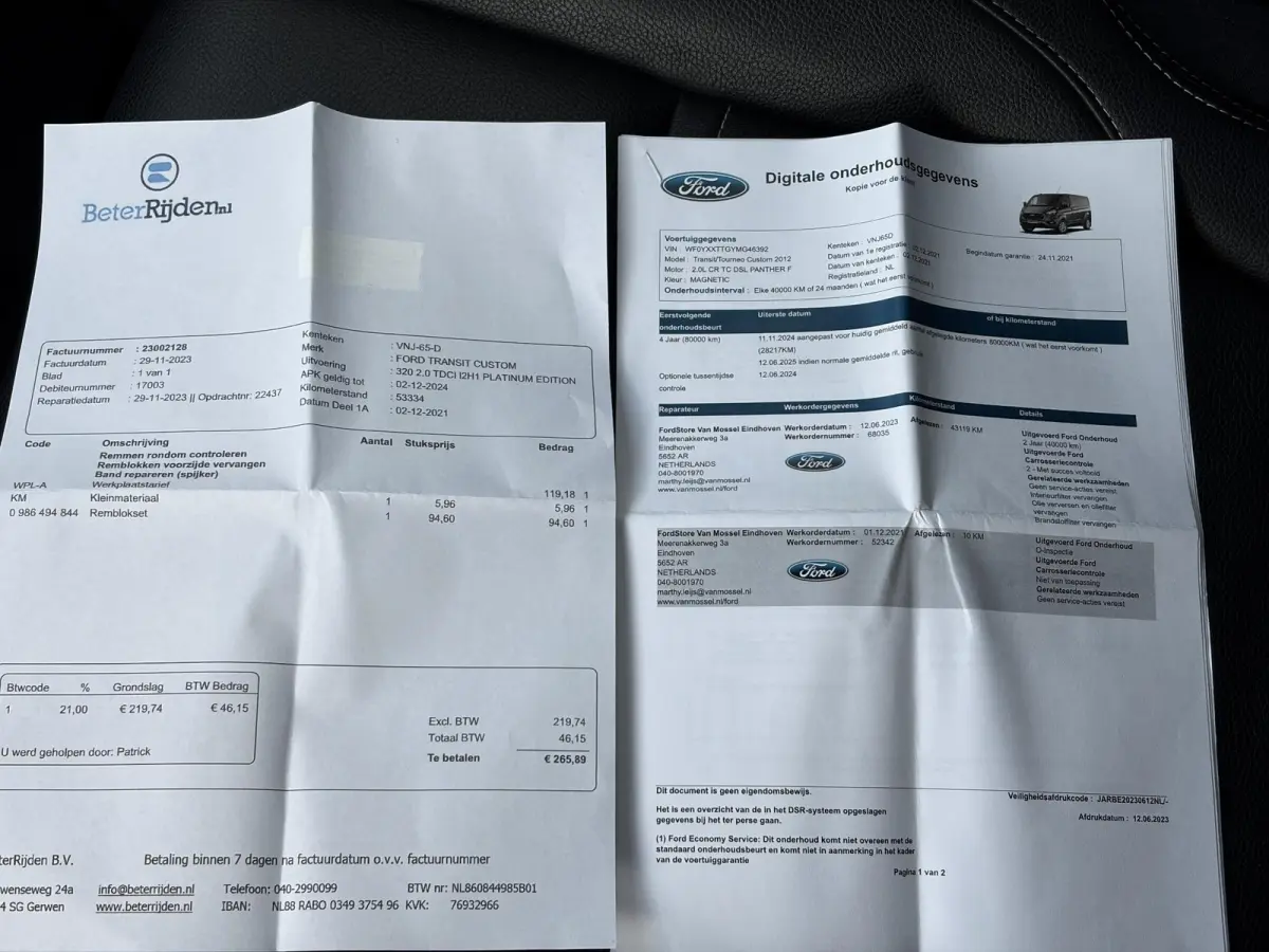 320 2.0 TDCI L2H1*PLATINUM*DC*2X SCHUIF*HAAK*VOL!*