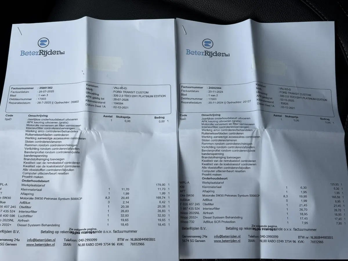 320 2.0 TDCI L2H1*PLATINUM*DC*2X SCHUIF*HAAK*VOL!*