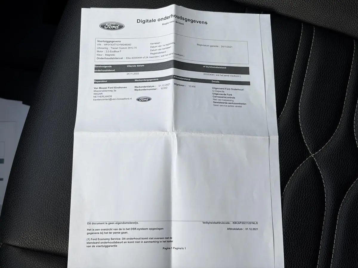 320 2.0 TDCI L2H1*PLATINUM*DC*2X SCHUIF*HAAK*VOL!*