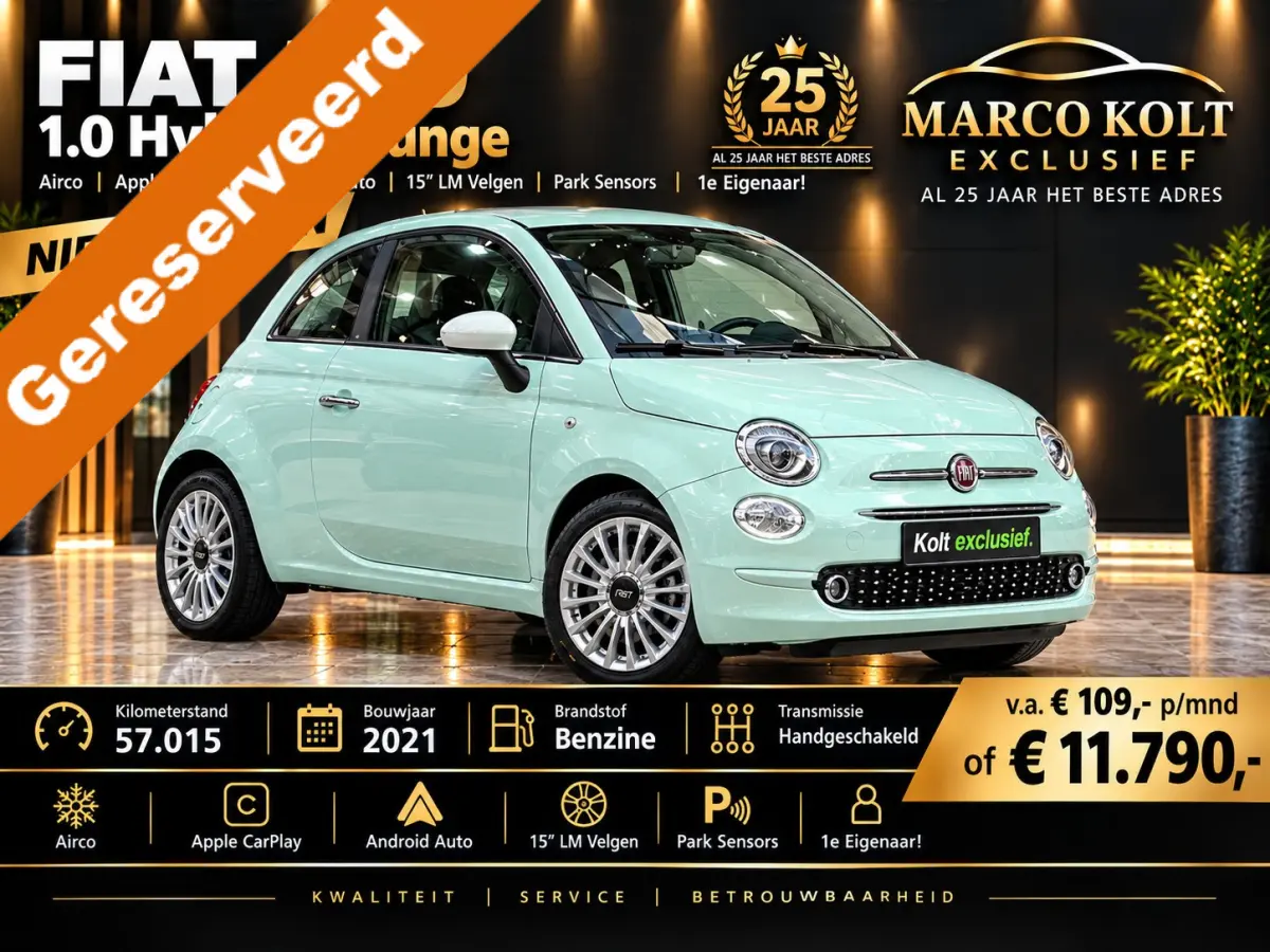 1.0 Hybrid Lounge Airco / Apple Carplay / Android Auto / 15" LM Velgen / Park Sensors / 1e Eigenaar!