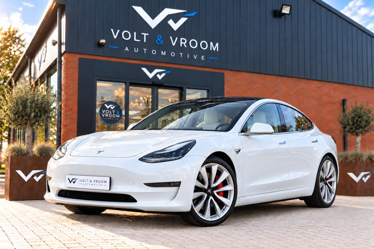 Performance AWD 75 kWh|Org NL NAP|1 Eig|Panoramadak|FSD|Premium Audio|Leder Wit Premium|Parelmoer White|20'' inch|Dealer Onderhouden
