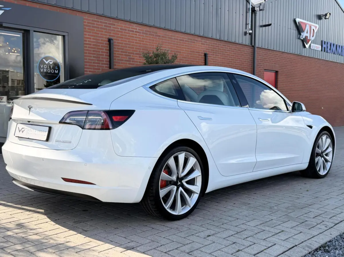 Performance AWD 75 kWh|Org NL NAP|1 Eig|Panoramadak|FSD|Premium Audio|Leder Wit Premium|Parelmoer White|20'' inch|Dealer Onderhouden