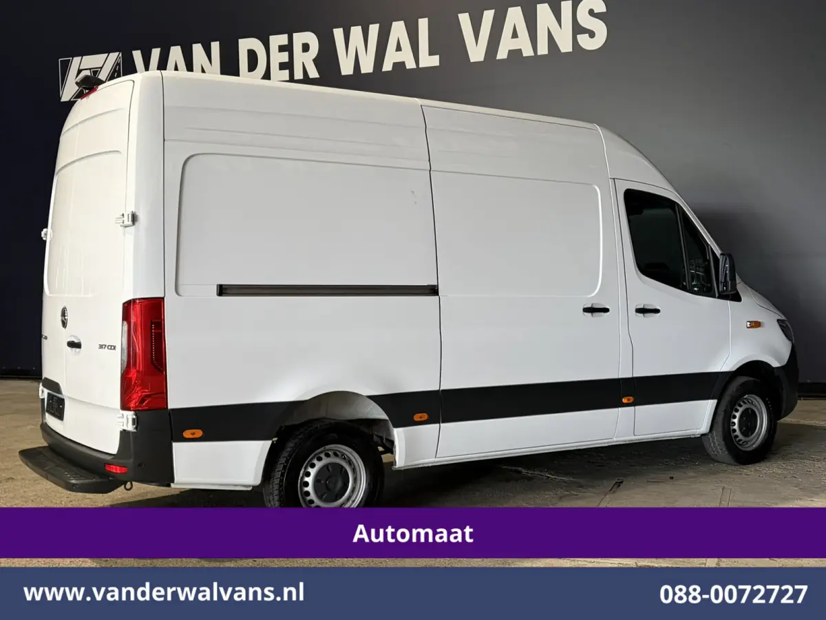 317 CDI 170pk 9G-Tronic Automaat L2H2 Euro6 Airco | Camera | Navigatie | LED | Cruisecontrol | Stoelverwarming Chauffeursstoel, Parkeersensoren, Bijrijdersbank