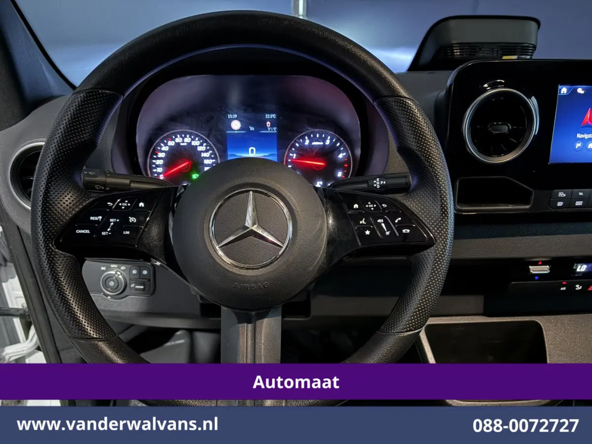 317 CDI 170pk 9G-Tronic Automaat L2H2 Euro6 Airco | Camera | Navigatie | LED | Cruisecontrol | Stoelverwarming Chauffeursstoel, Parkeersensoren, Bijrijdersbank