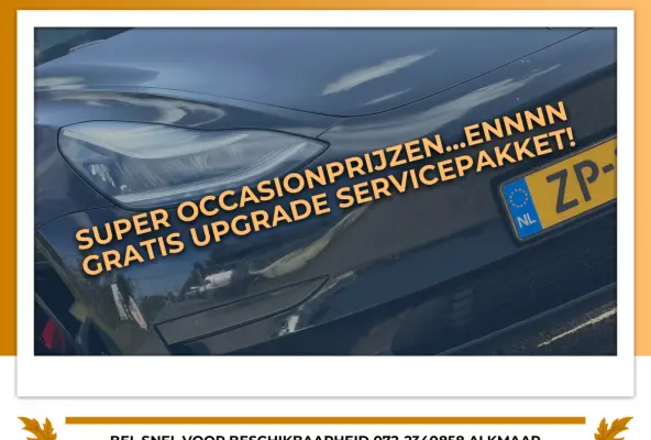 Performance AWD 75 kWh - Solid Black - Panorama/Wit leder - SoH 84%