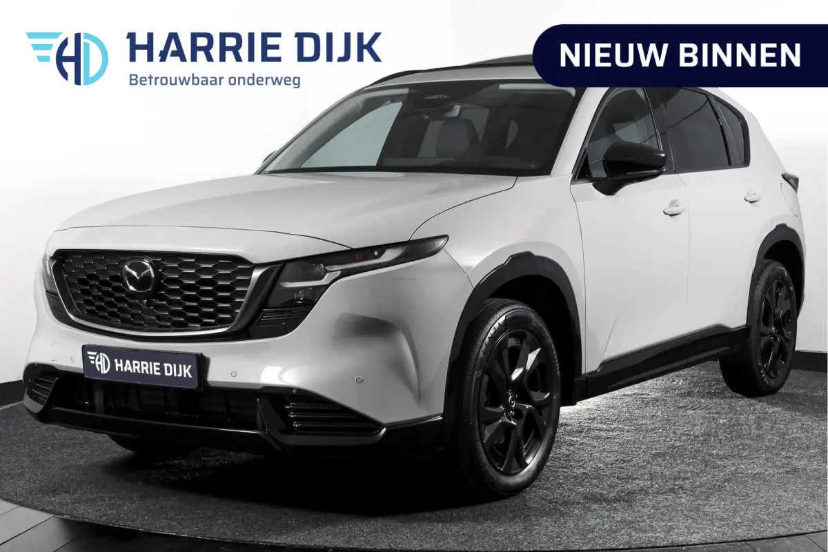 2.5 E-SKYACTIV G 141 M HYBRID Homura | S/K-Panodak | Dig. Cockpit | Adapt. Cruise | Stoelventilatie+verw. | Leder | 360 Camera | NAV + App. Connect | ECC | Elek. Klep | Bose | LM 19" | 2089