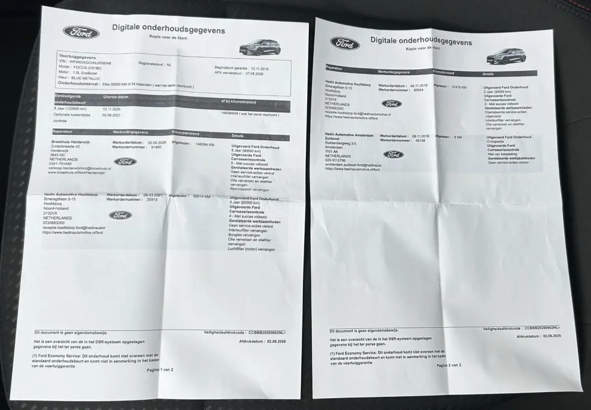 1.0 EcoBoost ST Line Business | NL AUTO | PANO | ACC | Dealer onderhouden | Achteruitrijcamera | Keyless Entry | Navigatie | DAB+ | B&O Audio | LED | Stoelverwarming | Stuurverwarming | Voor