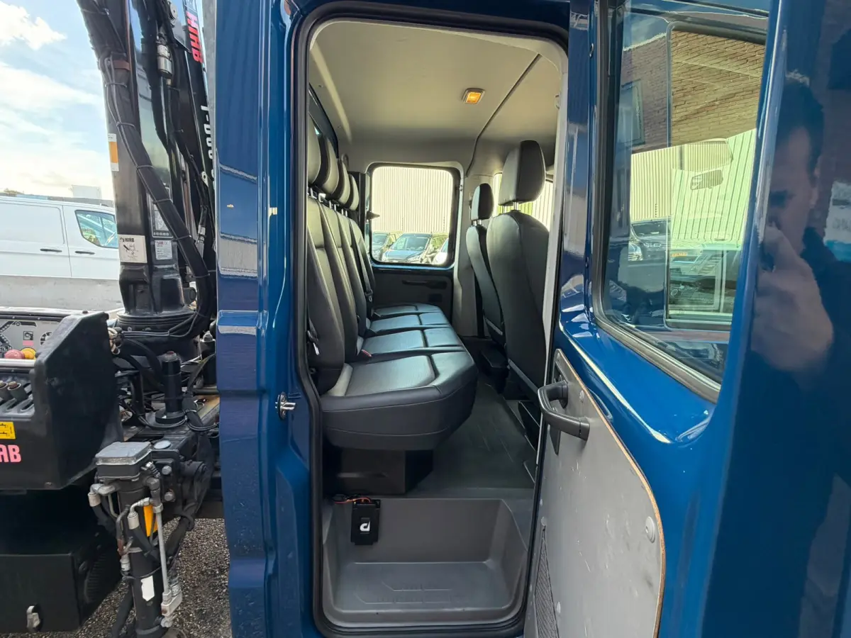 35 2.0 TDI Pickup / DC / HIAB Kraan / Trekhaak 6 persoons
