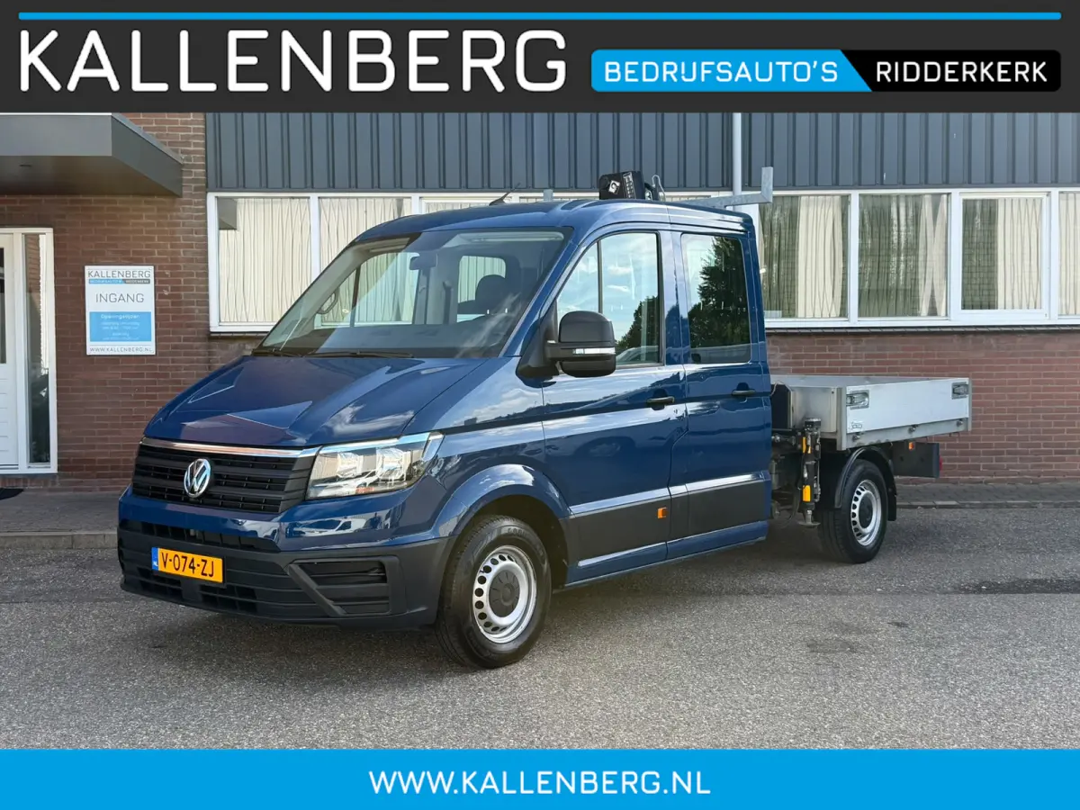 35 2.0 TDI Pickup / DC / HIAB Kraan / Trekhaak 6 persoons