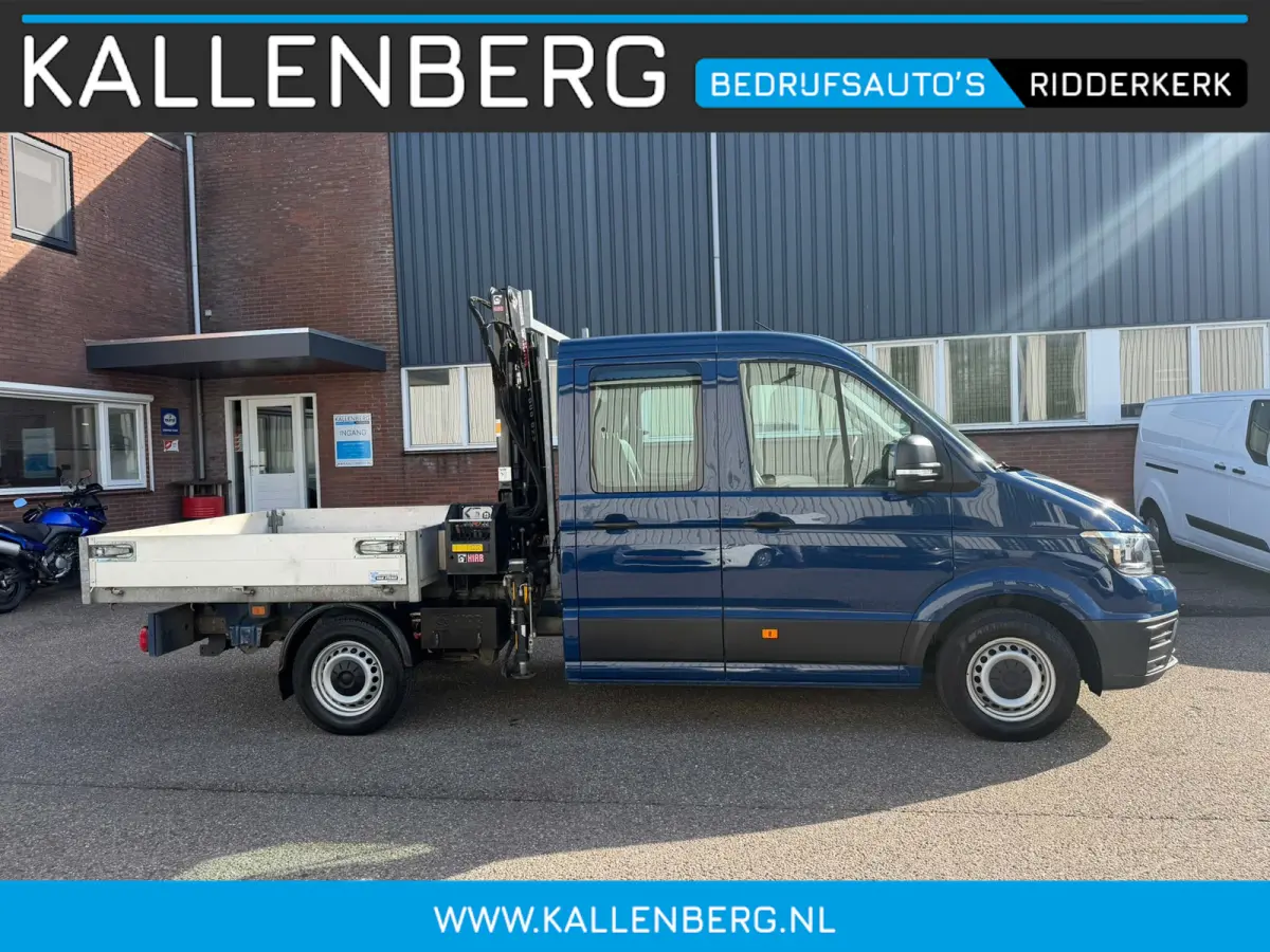 35 2.0 TDI Pickup / DC / HIAB Kraan / Trekhaak 6 persoons