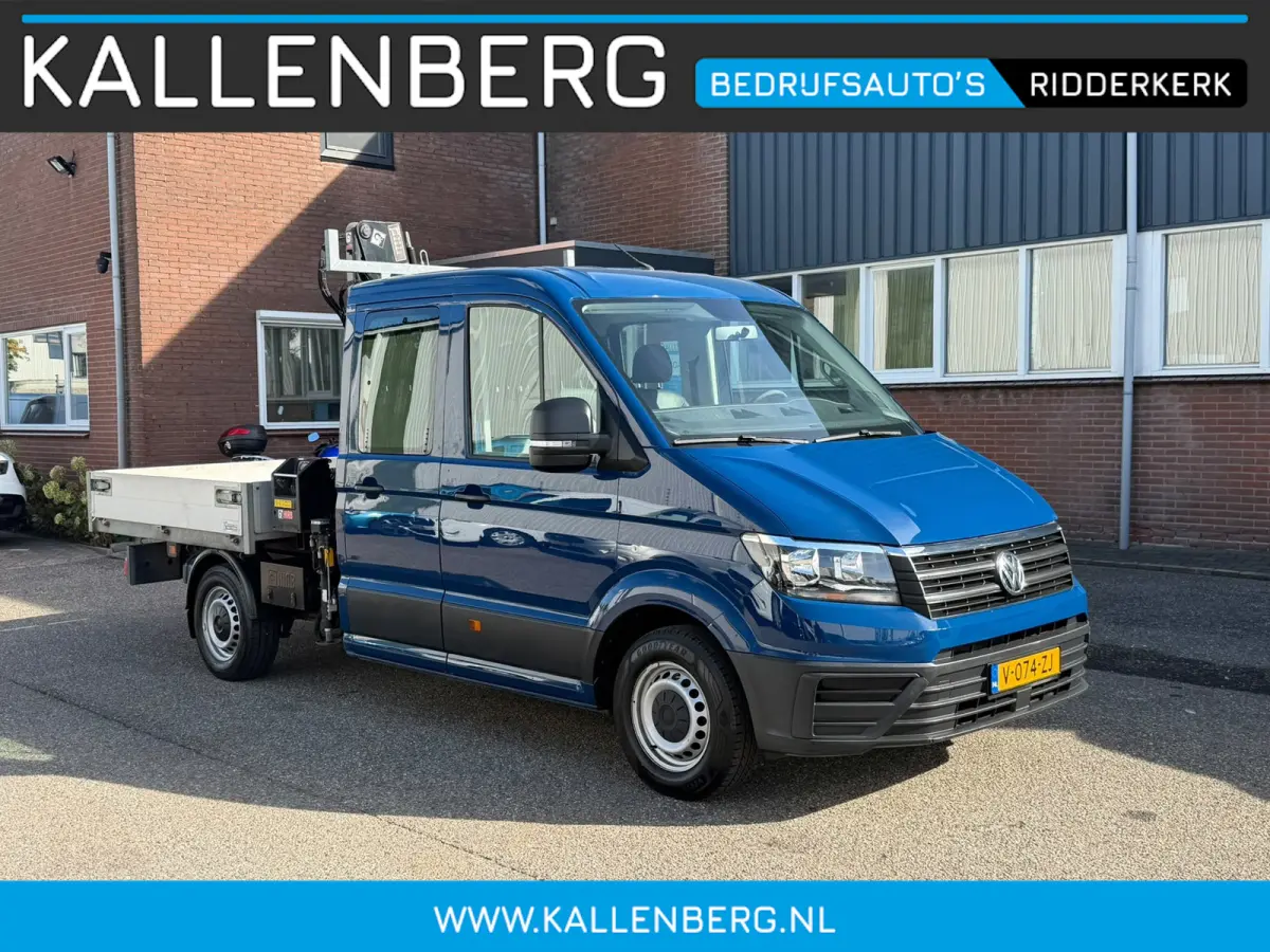 35 2.0 TDI Pickup / DC / HIAB Kraan / Trekhaak 6 persoons
