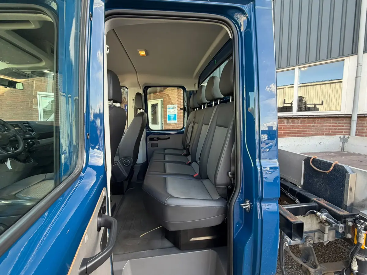 35 2.0 TDI Pickup / DC / HIAB Kraan / Trekhaak 6 persoons
