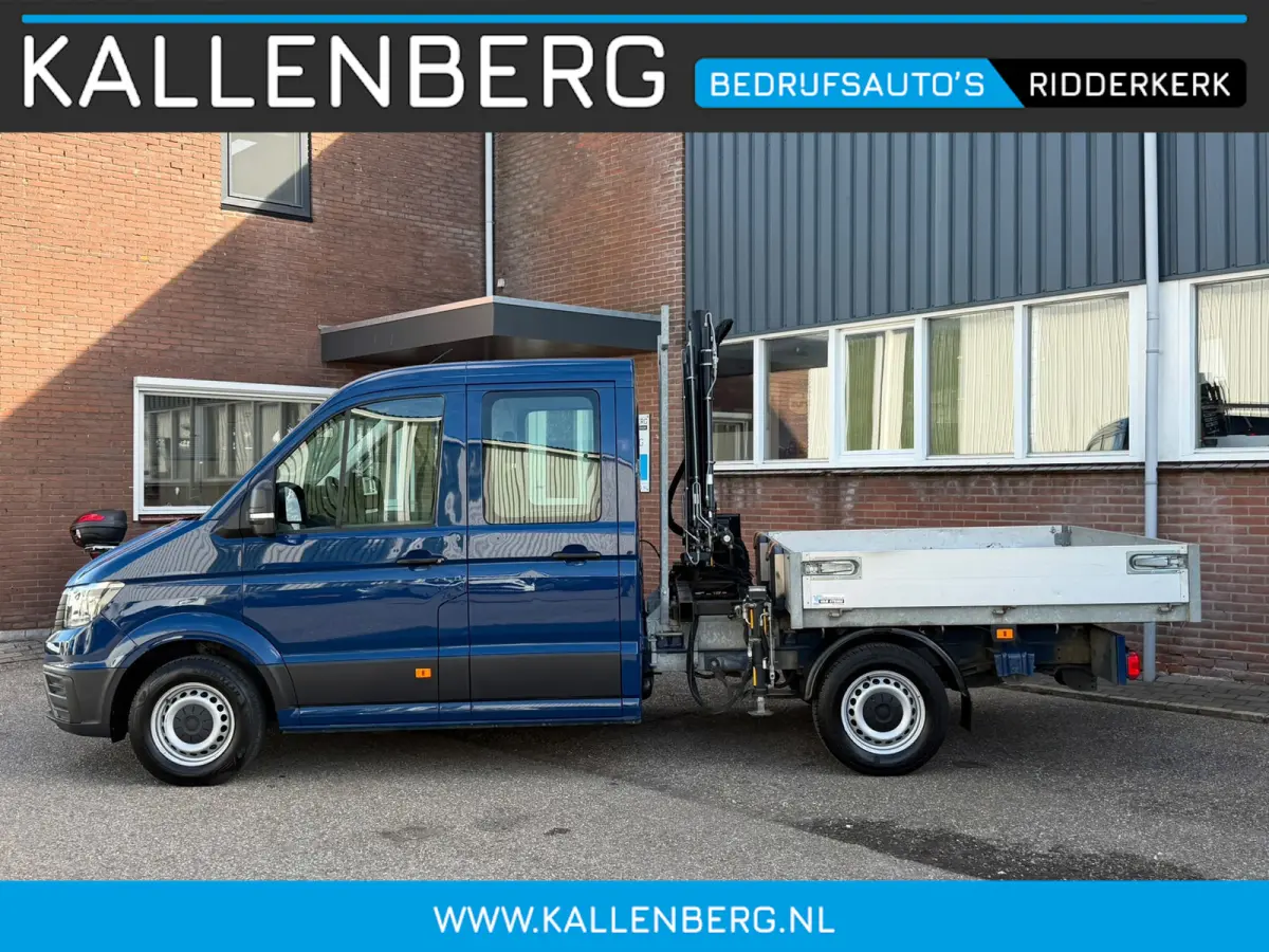 35 2.0 TDI Pickup / DC / HIAB Kraan / Trekhaak 6 persoons