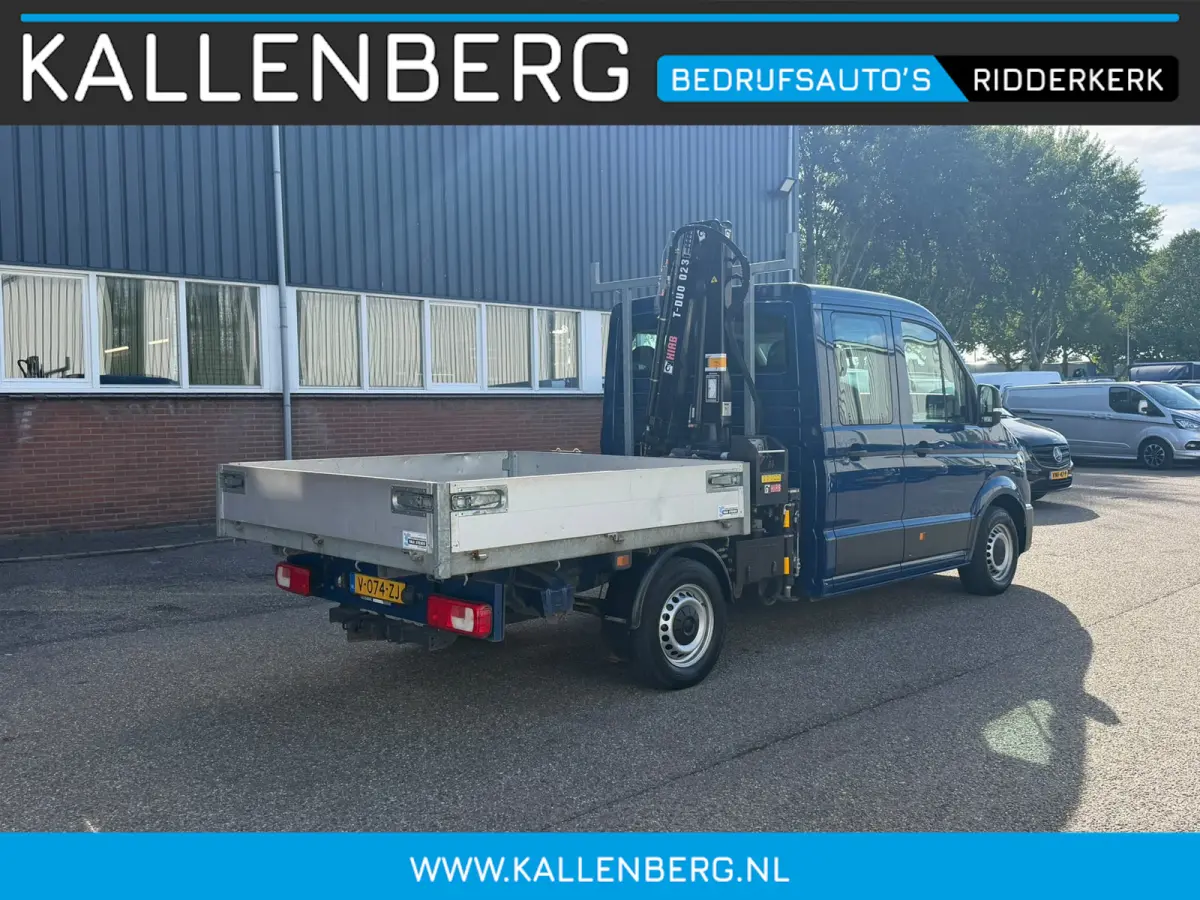 35 2.0 TDI Pickup / DC / HIAB Kraan / Trekhaak 6 persoons