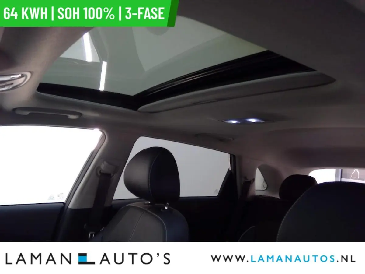 DynamicPlusLine 64 kWh | SOH 100% | 3-fase | Open dak Trekhaak CarPlay ECC Nav ACC 17" LMV LED Camera Metallic | EV Voorschoten