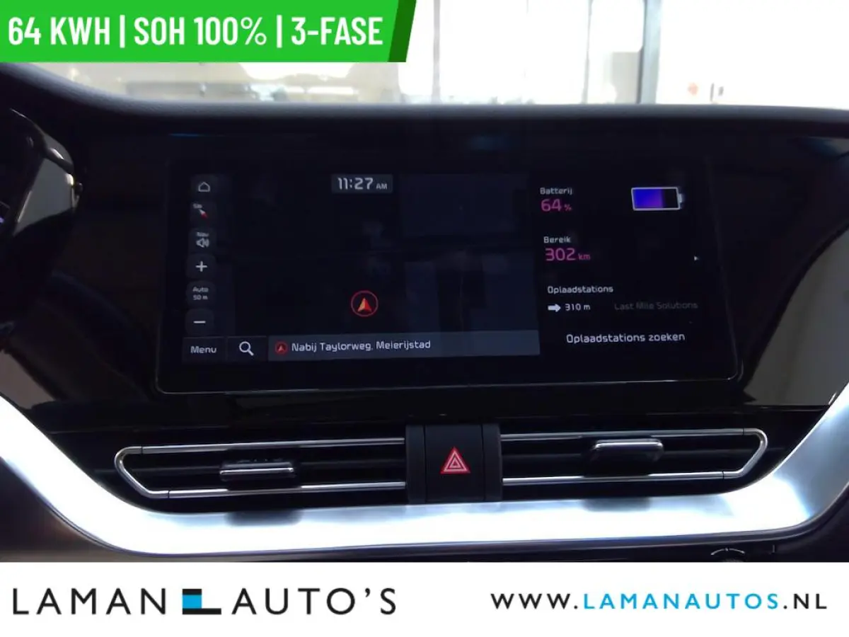 DynamicPlusLine 64 kWh | SOH 100% | 3-fase | Open dak CarPlay ECC Nav ACC 17" LMV LED Camera Metallic | EV Voorschoten