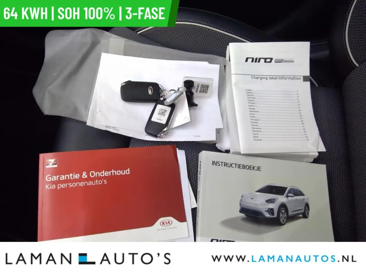 DynamicPlusLine 64 kWh | SOH 100% | 3-fase | Open dak CarPlay ECC Nav ACC 17" LMV LED Camera Metallic | EV Voorschoten