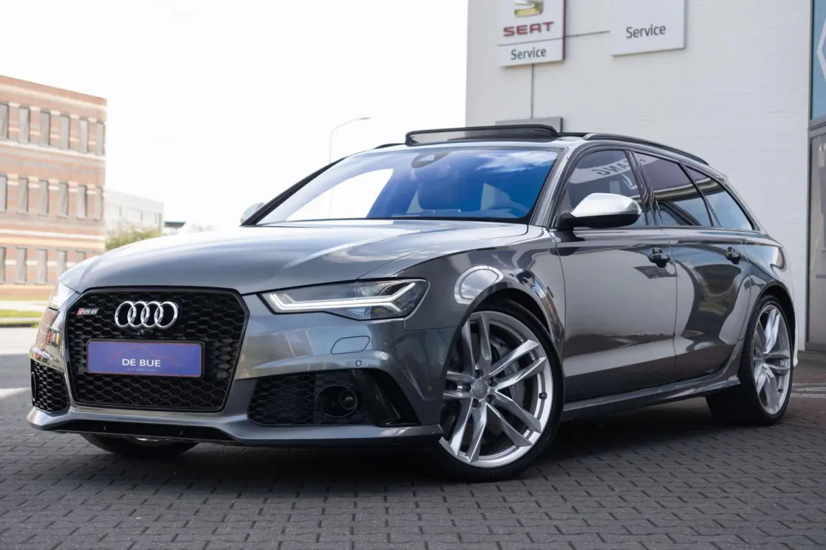 4.0 TFSI RS6 Quattro Pro Line Plus|Facelift|Keramisch|Head-Up|SoftClose|Ventilatie|Panoramadak|Dealer Onderhouden