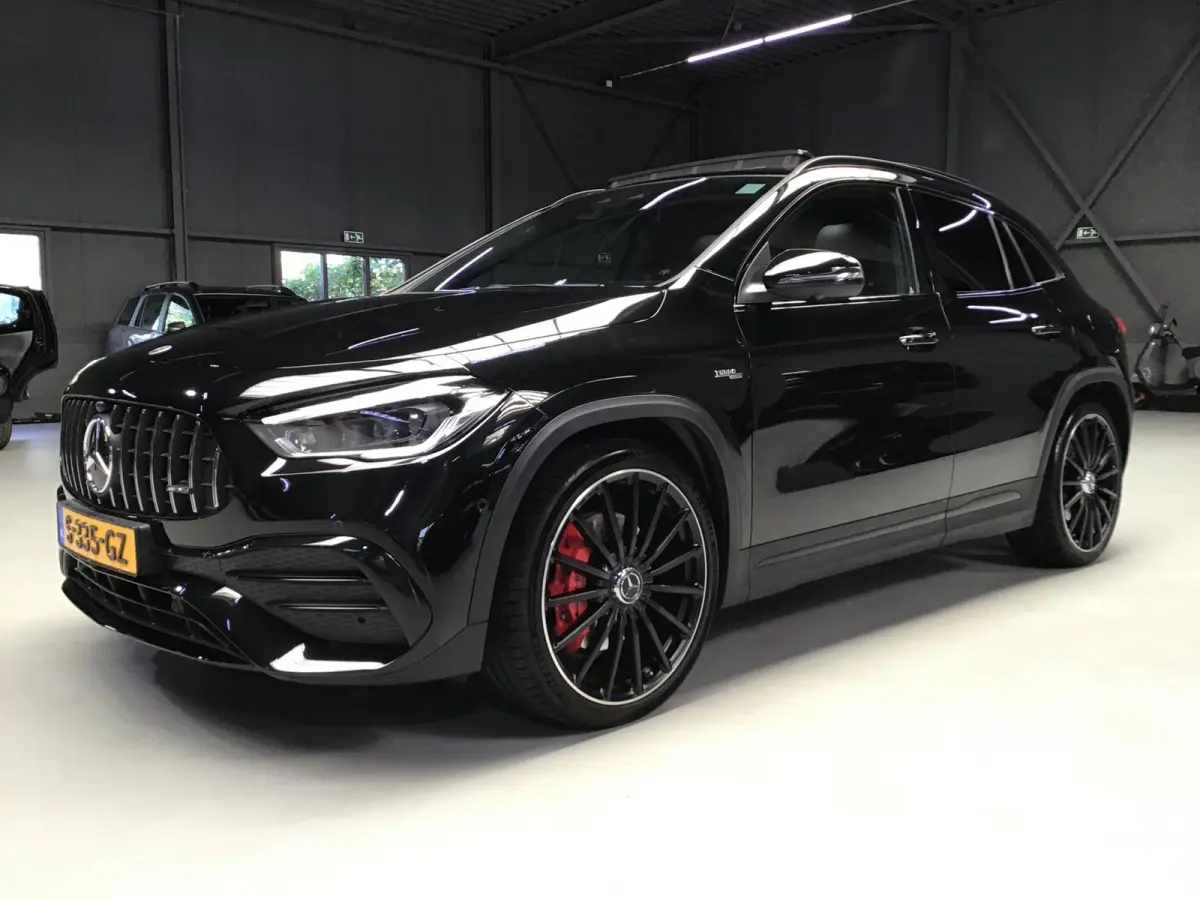 AMG 35 4MATIC I Pano I 360Cam I Sfeer verl. I Multibeam I 21Inch I Trekhaak I Mem. Elec Stoel + Verwarm.