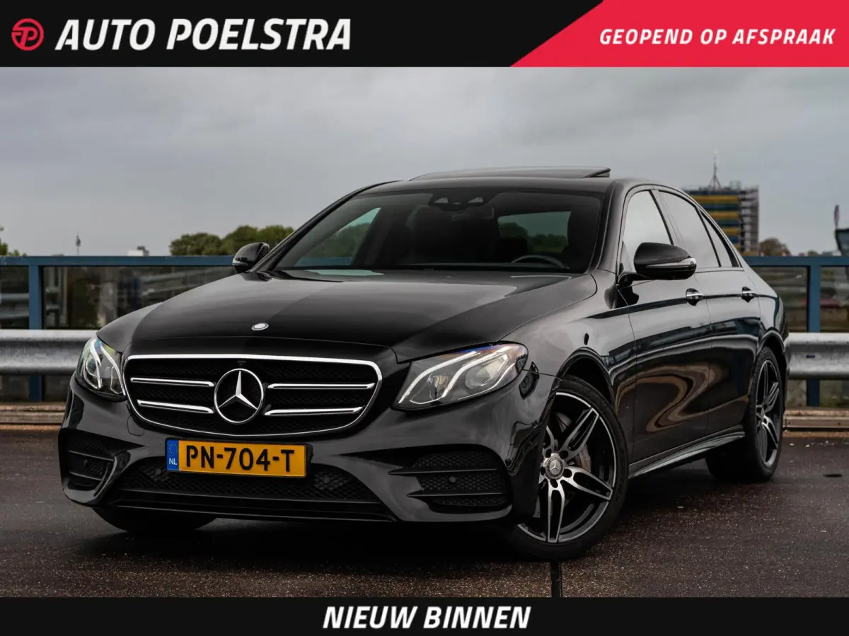 350 d AMG Night Edition | Schuifdak | Burmester | Leder | HUD | 360 Camera | Widescreen | Dodehoekdetectie | Keyless | Apple CarPlay/Android Auto | 19"