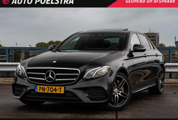 350 d AMG Night Edition | Schuifdak | Burmester | Leder | HUD | 360 Camera | Widescreen | Dodehoekdetectie | Keyless | Apple CarPlay/Android Auto | 19"