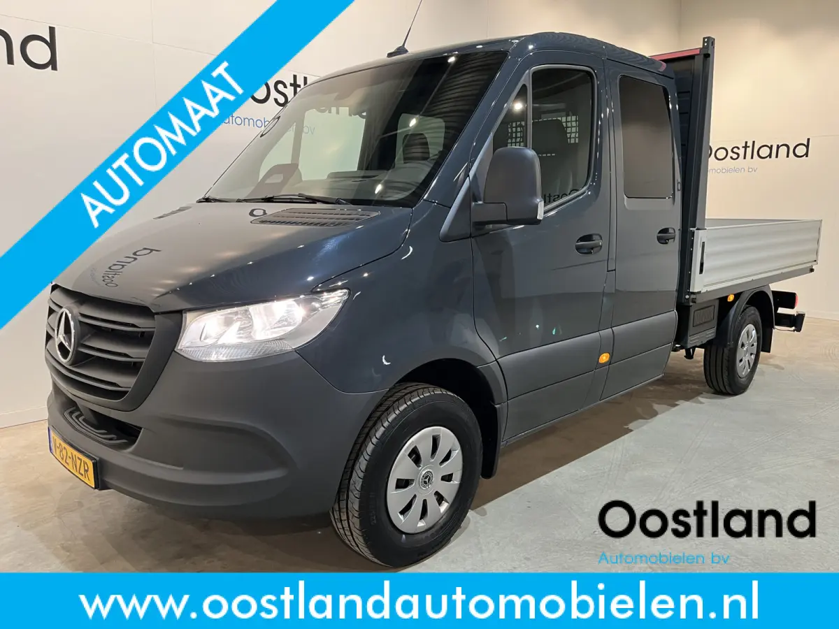 317 CDI L2 RWD DC 7 PERS. Automaat Open Laadbak / Euro 6 / Airco / Cruise Control / Trekhaak / Camera / 16.200 KM !!