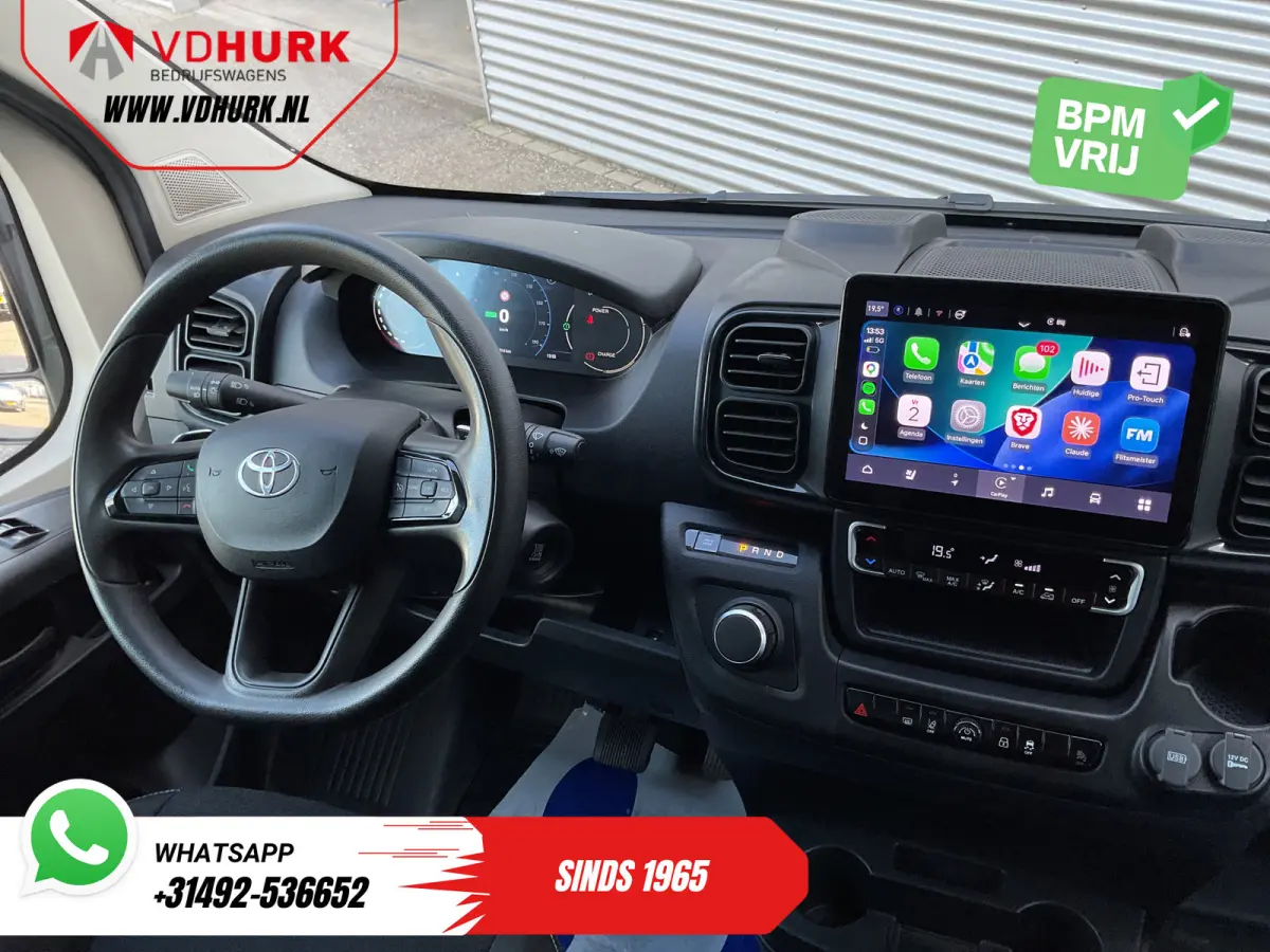 e-ProAce L3H2 110 kWh 425 km WLTP LED/ Snellader/ Carplay/ 270Gr.Deuren/ Virtual Cockpit/ Navi/ Climate/ Camera/ Cruise/ PDC