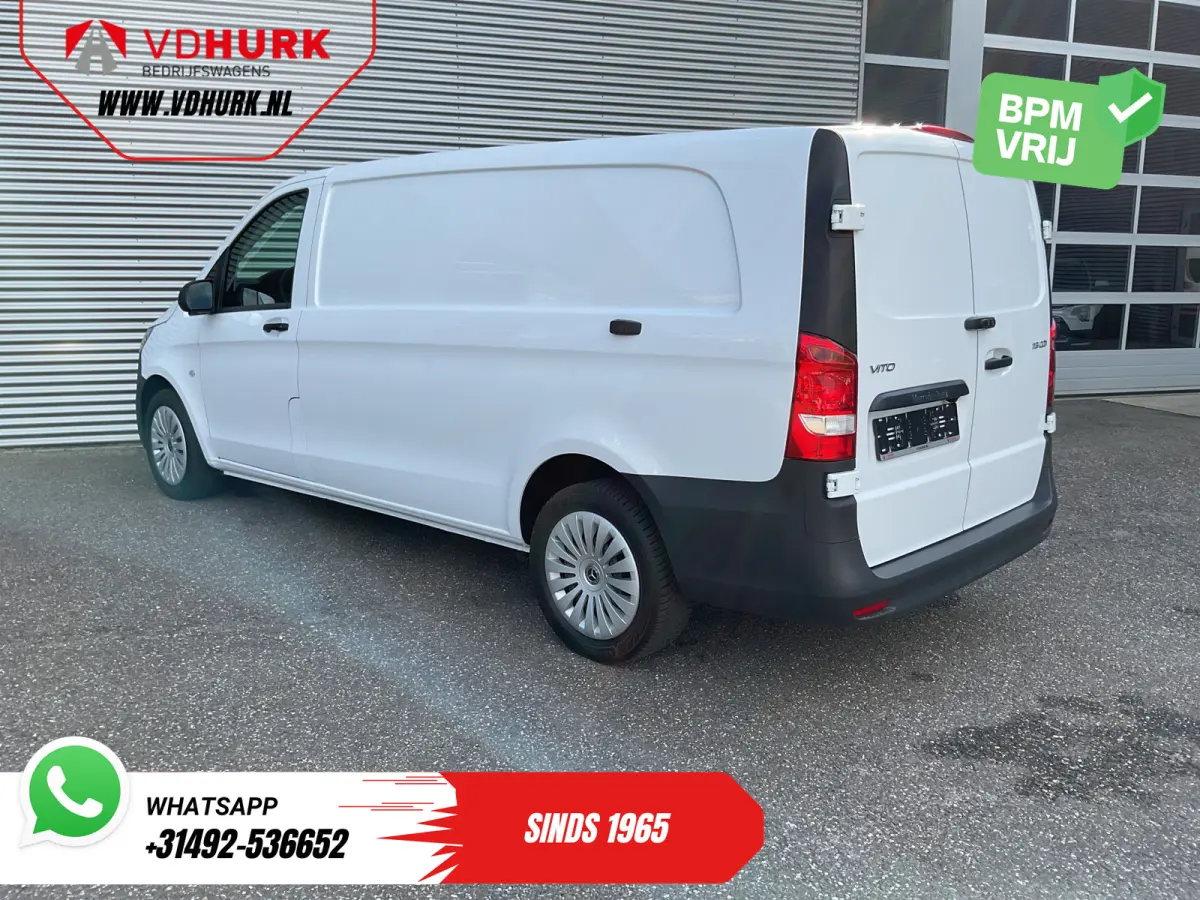 116 CDI Aut. L3 270Gr.Deuren/ Stoelverw./ Navi/ Airco/ Camera/ Cruise/ PDC