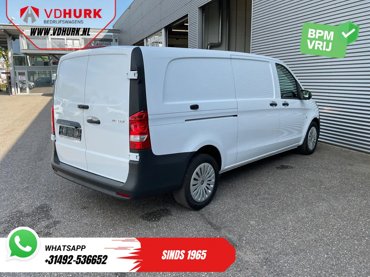 116 CDI Aut. L3 270Gr.Deuren/ Stoelverw./ Navi/ Airco/ Camera/ Cruise/ PDC