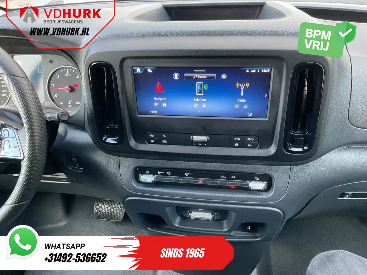 116 CDI Aut. L3 270Gr.Deuren/ Stoelverw./ Navi/ Airco/ Camera/ Cruise/ PDC