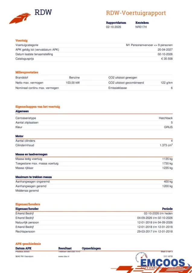 1.4 S * Automaat * Adaptieve Cruise Control * Parkeersensoren