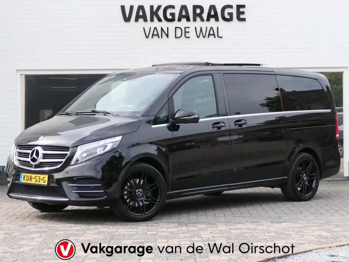 250d 4-MATIC Lang Exclusive | 7-persoons | Panoramadak | 360°-camera | Standkachel | Burmester | Carbon interieur | Dodehoek detectie | Elektrische schuifdeuren + achterklep | Stoelventilat