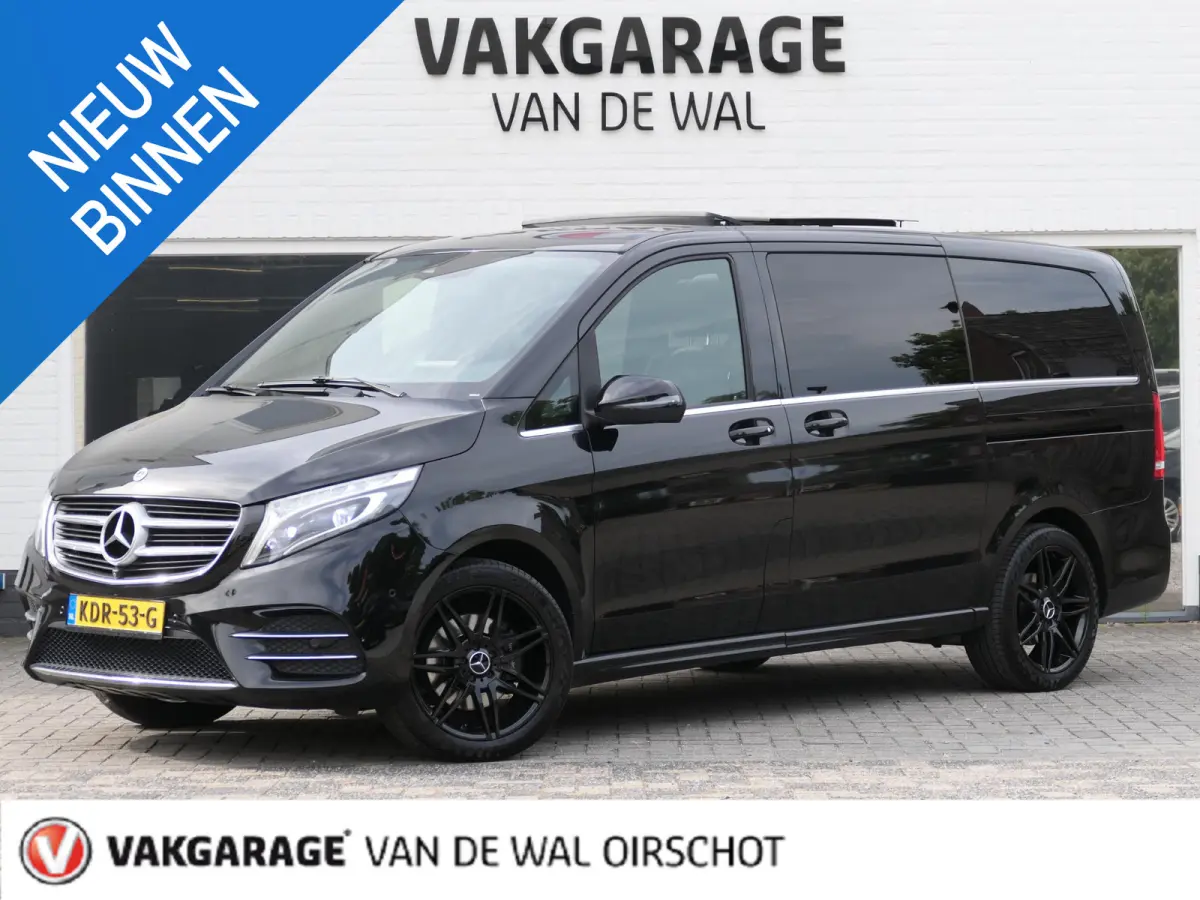 250d 4-MATIC Lang Exclusive | 7-persoons | Panoramadak | 360°-camera | Standkachel | Burmester | Carbon interieur | Dodehoek detectie | Elektrische schuifdeuren + achterklep | Stoelventilat
