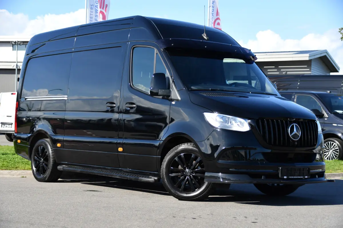 314 2.2 CDI L2H2 RWD Black Edition Camera, Cruise, Carplay, Bearlock, Multimedia, Stoelverwarming, Betimmering, Uniek!