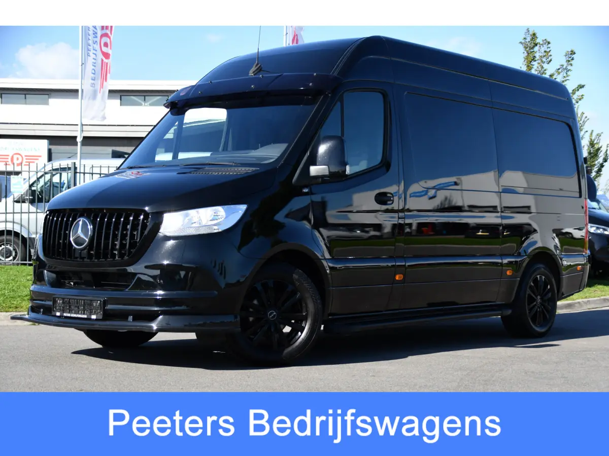 314 2.2 CDI L2H2 RWD Black Edition Camera, Cruise, Carplay, Bearlock, Multimedia, Stoelverwarming, Betimmering, Uniek!