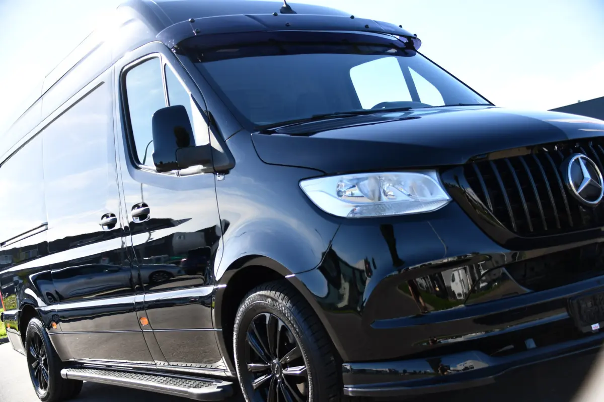 314 2.2 CDI L2H2 RWD Black Edition Camera, Cruise, Carplay, Bearlock, Multimedia, Stoelverwarming, Betimmering, Uniek!