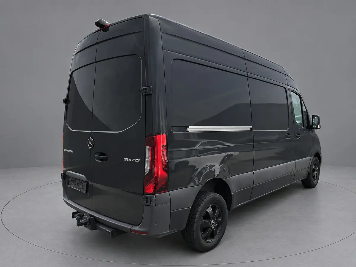 314 2.2 CDI L2H2 PB Edition Full Options! 360 Camera, Cruise, LED, Leder, Automaat, Standkachel, Voorruit verwarming, Trekhaak, 10,5'' Mbux, Uniek!