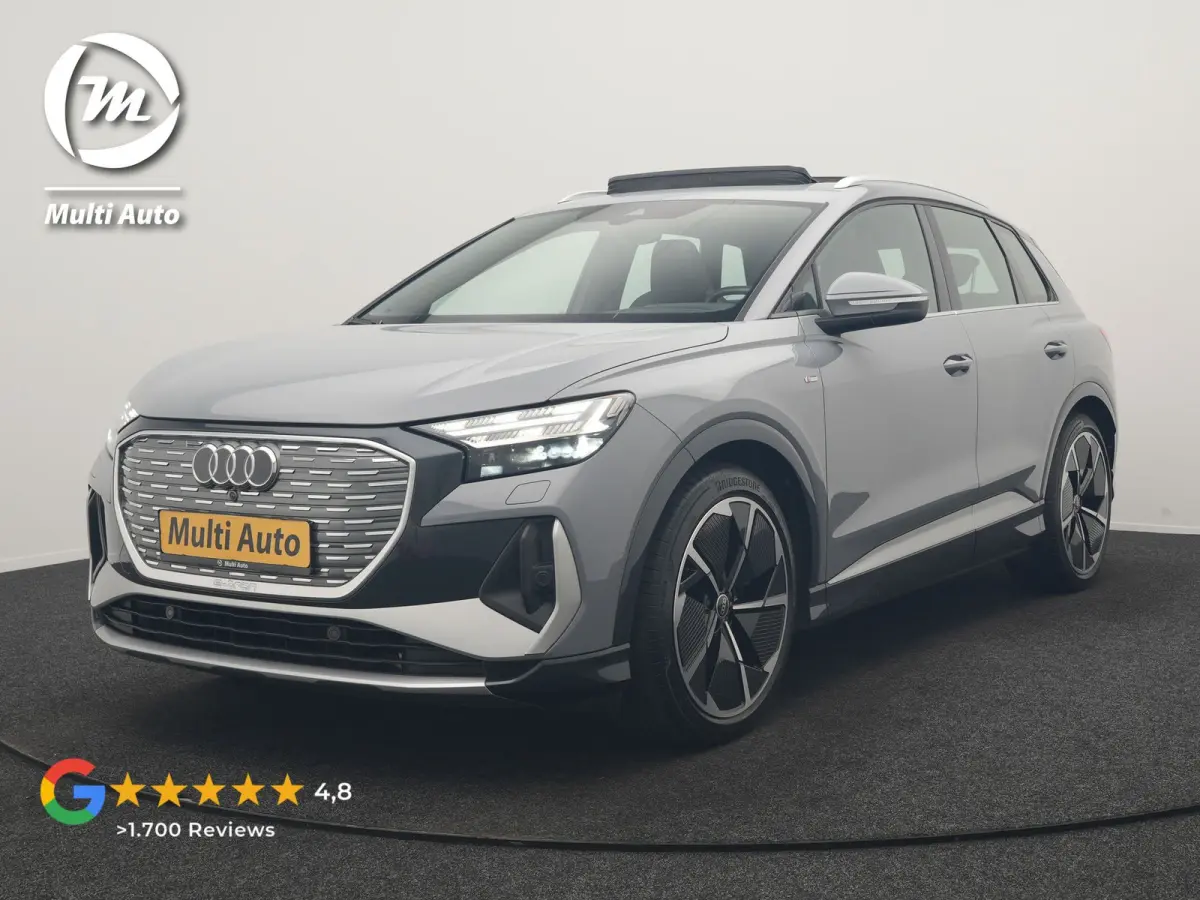 35 2x S Line 55 kWh 170pk Dealer O.H. | Panodak | Lederen Sportstoelen Memory | Adaptive Cruise | Head Up | 360 Camera | Sonos Audio | Matrix LED | Keyless | Blis | Apple Carplay | Navigatie