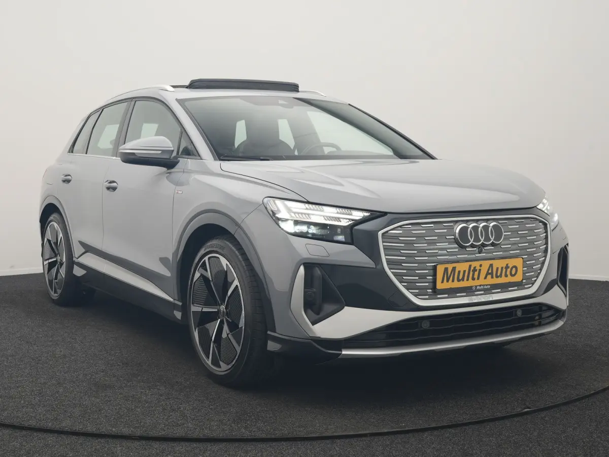 35 2x S Line 55 kWh 170pk Dealer O.H. | Panodak | Lederen Sportstoelen Memory | Adaptive Cruise | Head Up | 360 Camera | Sonos Audio | Matrix LED | Keyless | Blis | Apple Carplay | Navigatie