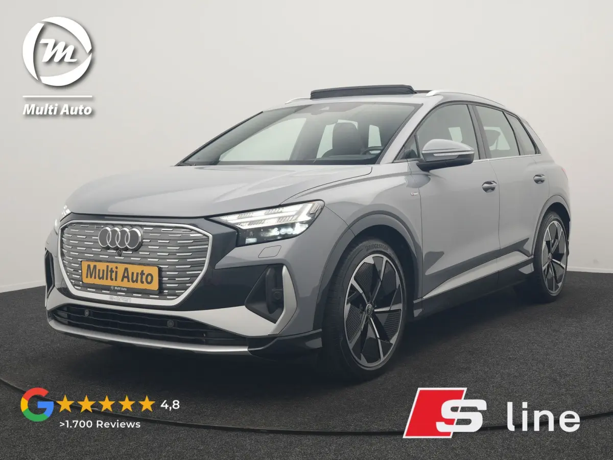 35 2x S Line 55 kWh 170pk Dealer O.H. | Panodak | Valcona Lederen Sportstoelen & Memory | Adaptive Cruise | Head Up | 360 Camera | Sonos Audio | Matrix LED | Keyless | Blis | Apple Carplay |
