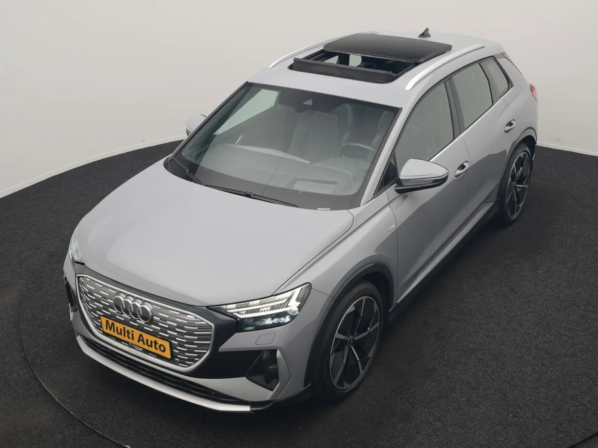 35 2x S Line 55 kWh 170pk Dealer O.H. | Panodak | Lederen Sportstoelen Memory | Adaptive Cruise | Head Up | 360 Camera | Sonos Audio | Matrix LED | Keyless | Blis | Apple Carplay | Navigatie